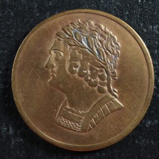 LC-60-12 1820 token Lower Bas Canada Quebec Bust and Harp Breton 1012