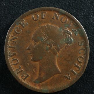 NS-1F5-Halfpenny-token-1843-Nova-Scotia-Canada-Thistle-Breton-874-274882232006-2