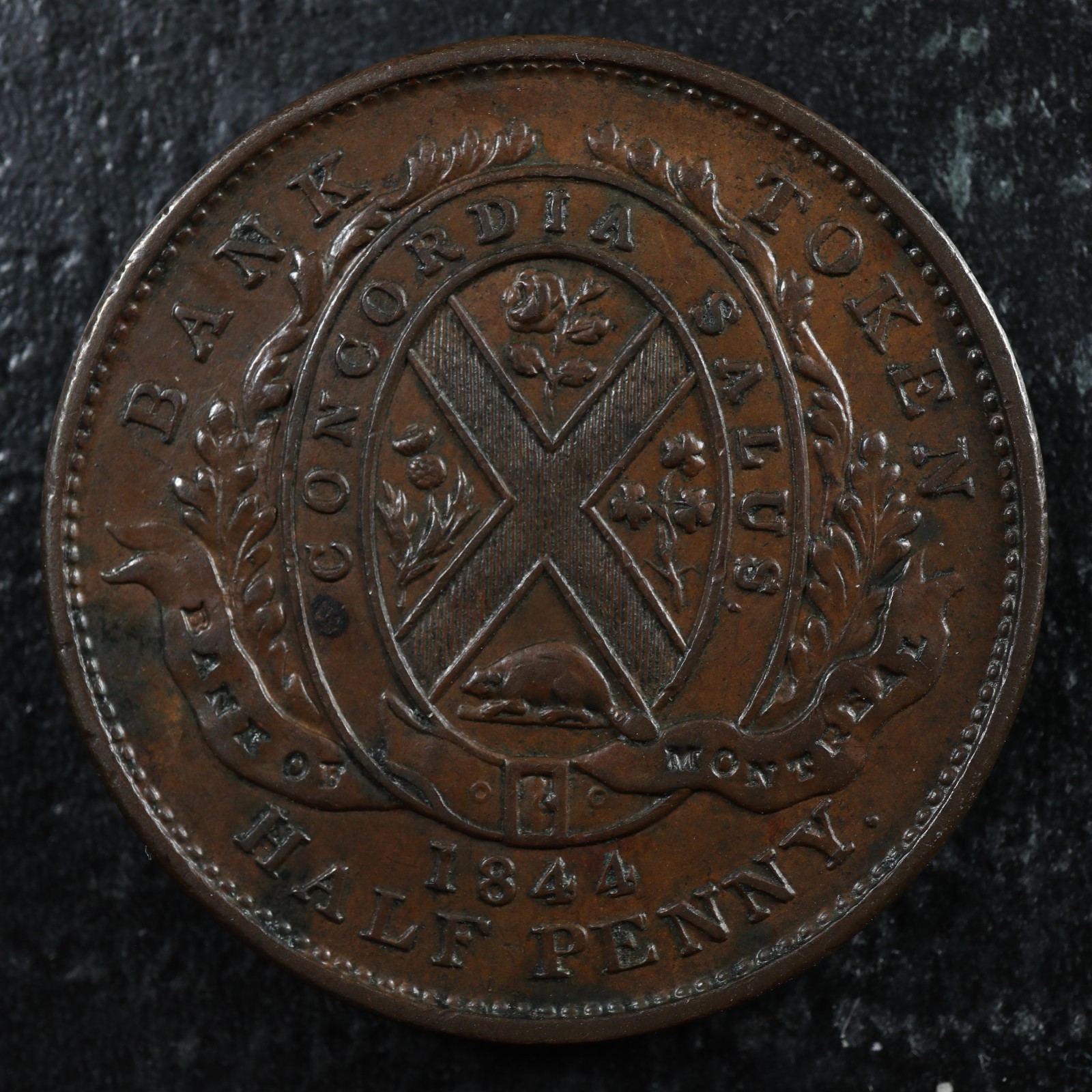 PC-1B5-Halfpenny-1844-token-Province-of-du-Canada-Montreal-Quebec-Breton-527-277569775926-2