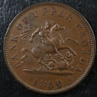 PC-6A1 One Penny 1850 token Bank of Upper Canada Breton 719
