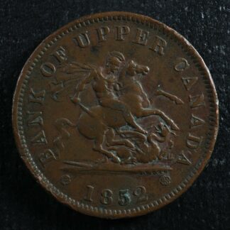 PC-6B2 One Penny 1852 Bank of Upper Canada Breton 719