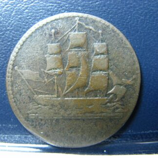 PE-10-1 Ships Colonies & Commerce token PEI American flag SCC-1 Breton 997