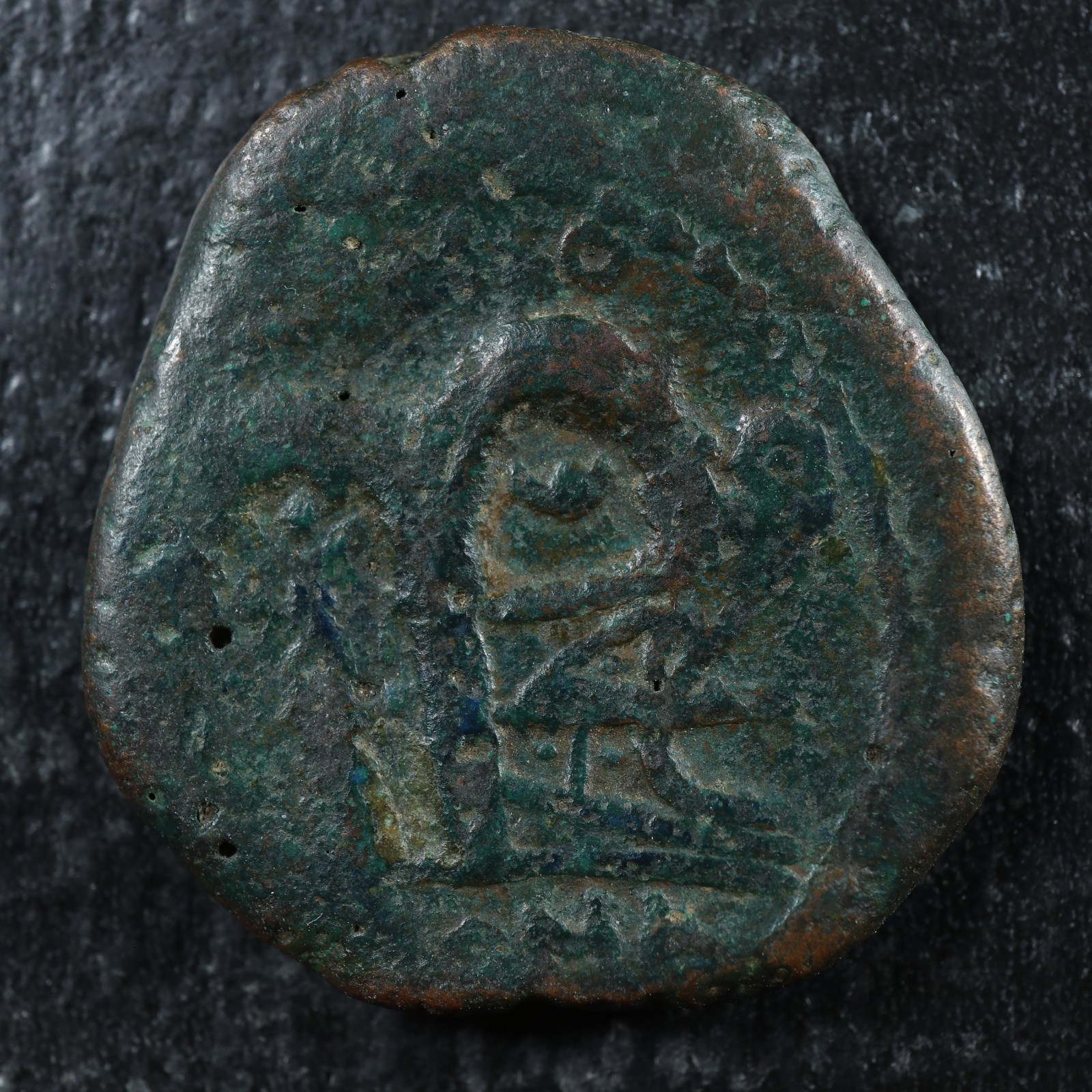 Roman-Republican-AE-As-88-Rome-C-Marcius-Censorinus-Prow-277785706236-2