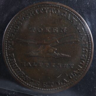 UC-2A1-ICCS-VF-20-Halfpenny-token-Lesslie-sons-Upper-Canada-York-Breton-718-276256180226-2