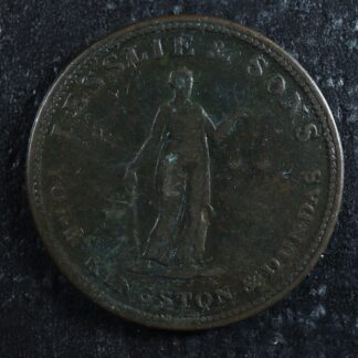 UC-2A2 Halfpenny token Lesslie & sons Upper Canada York Kingston Breton 718