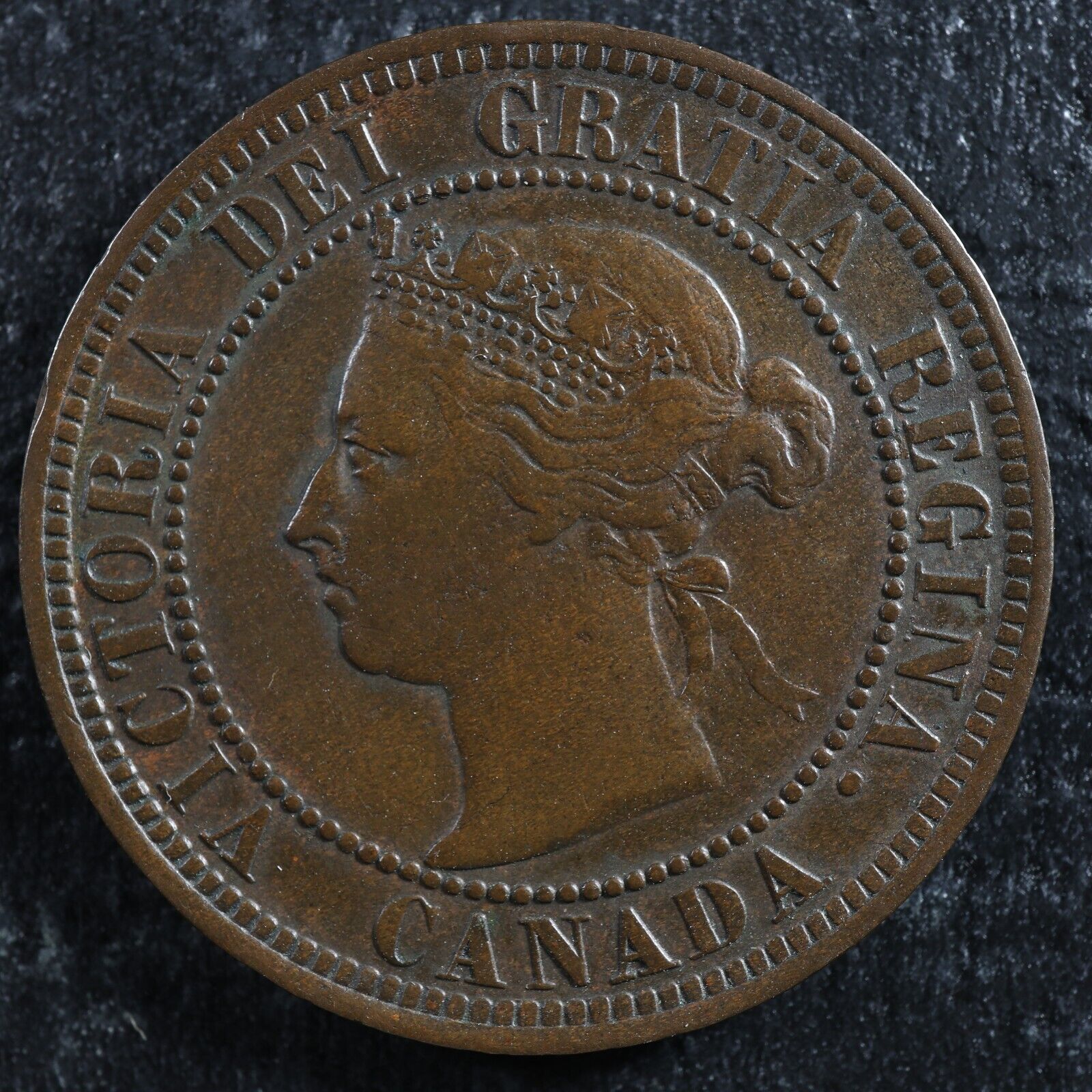 1 Cent 1891 SD SL Obv. 2 Canada One Large Penny Bronze Queen Victoria C ...