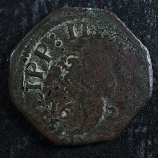 1 tornese 1620 Naples Italy KM#10 Italian states copper Italie Napoli Italia