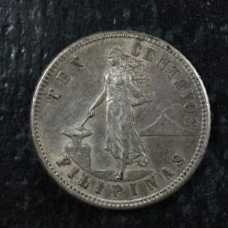 10 centavos 1904S Philippines KM#165 Silver