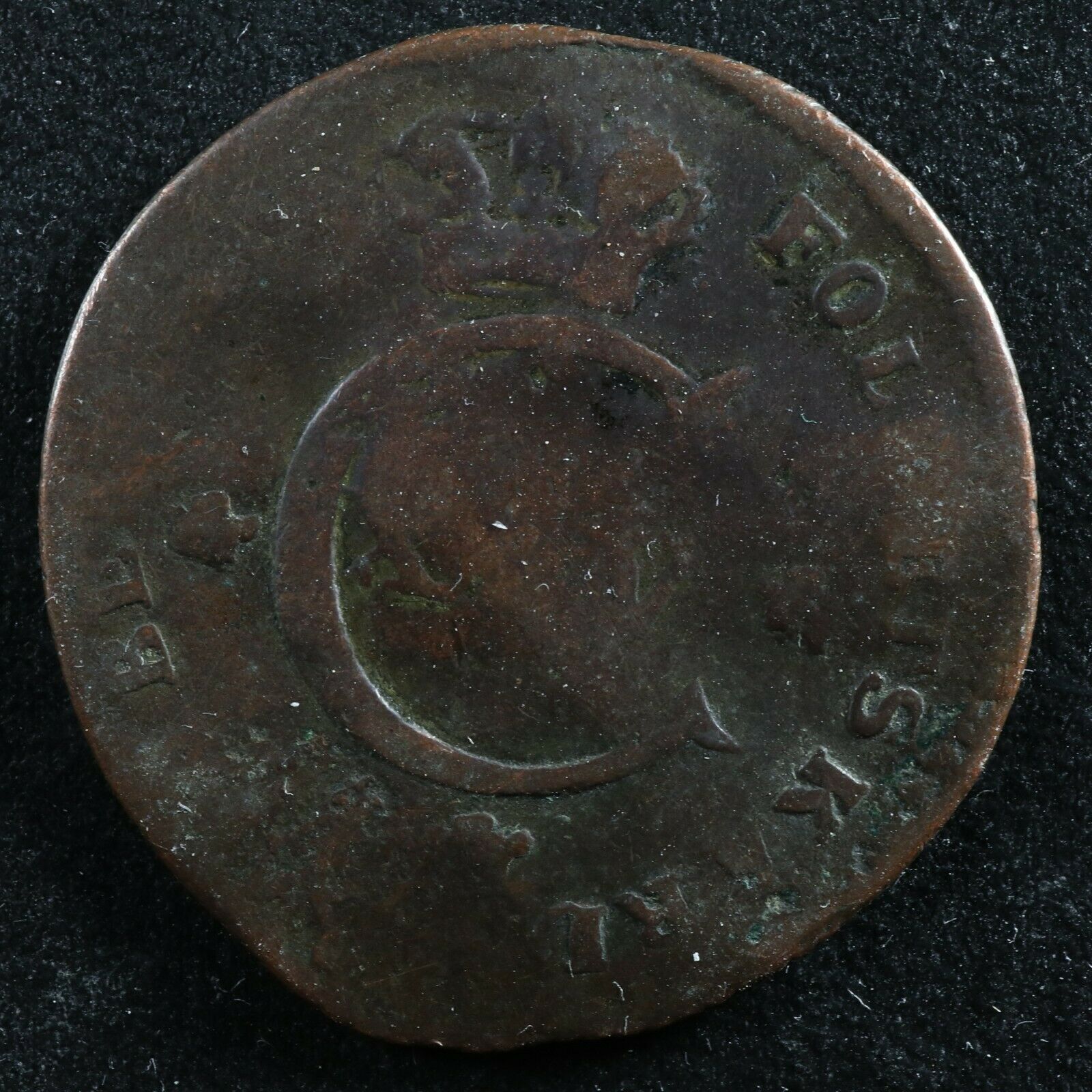 1/2 skilling 1824 Sweden KM#596 copper Suède Sverige – Jetons Canada