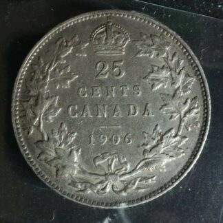25-cents-1906-LC-ICCS-VF-30-Canada-King-Edward-VII-c-silver-quarter-274632877827-2