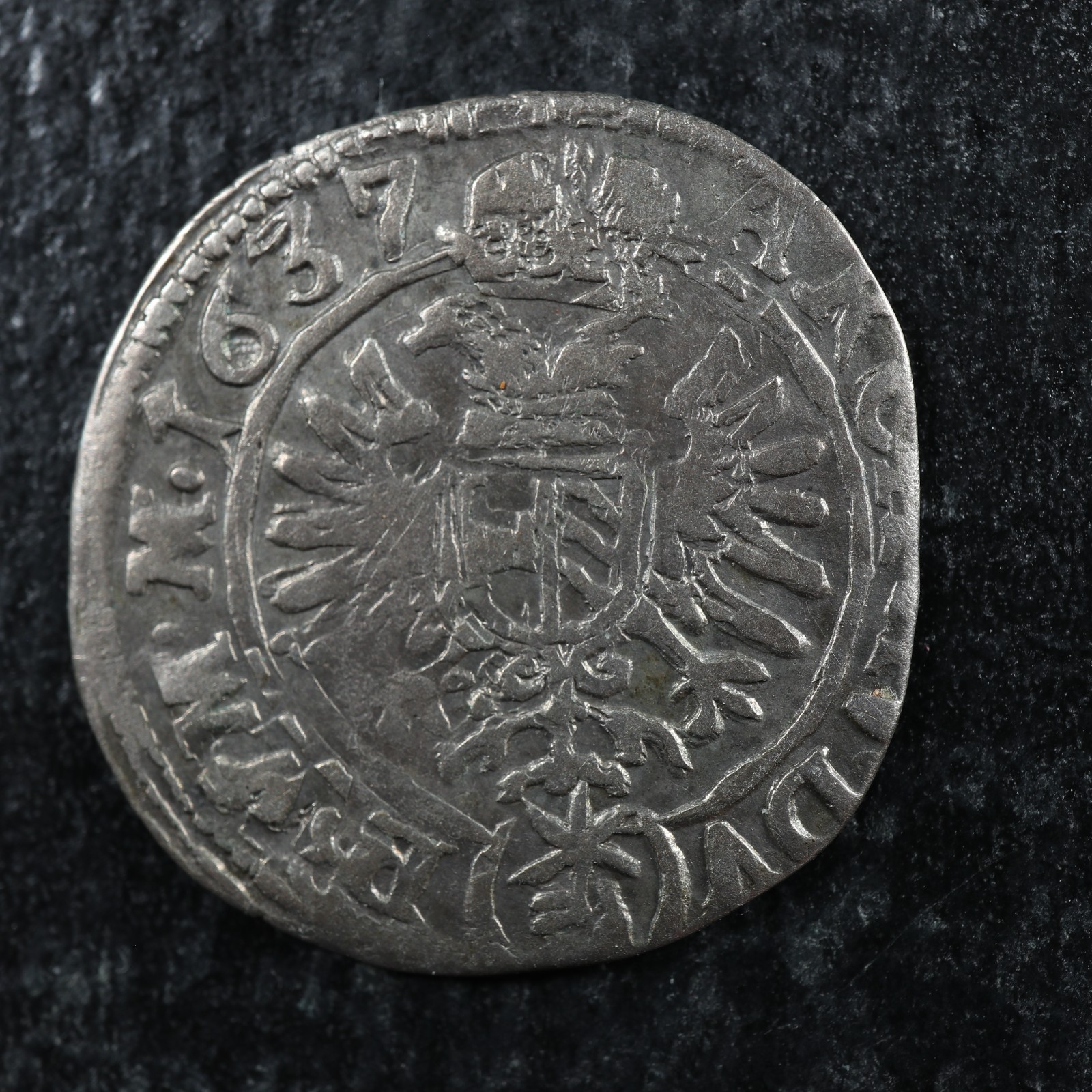 3-Kreuzer-Groschen-1637-Prague-Bohemia-KM369-Silver-Boheme-Cechy-278013120367-2