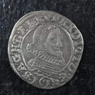 3 Kreuzer (Groschen) 1637 Prague Bohemia KM#369 Silver Bohême Čechy