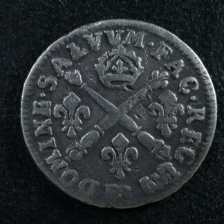 5 sols aux Insignes 1703BB Strasbourg France KM#337.4 silver