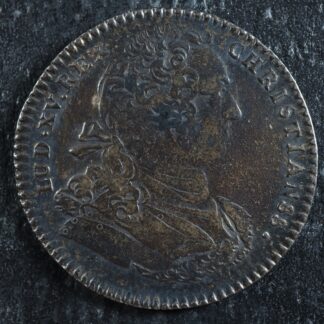 Breton-514-1754-Franco-American-original-jeton-silver-token-Beaver-dam-Lec-131-276246656687-2