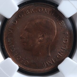 Half-penny-1947-Australia-KM41-NGC-MS-63-RB-Bronze-Australie-12-276771045987-2