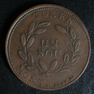 LC-25A1 Bouquet Sou token Montreal Lower Bas Canada Quebec Breton 683