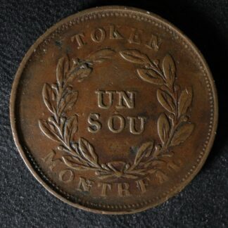 LC-31C Bouquet Sou token Montreal Lower Bas Canada Quebec Breton 694