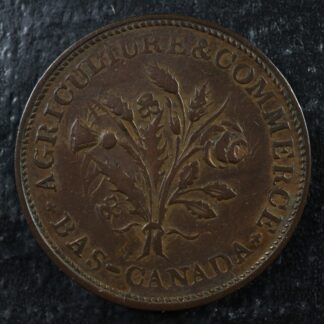 LC-35A1 Bouquet Sou token Montreal Lower Bas Canada Quebec Breton 707