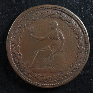 LC-54A Halfpenny token 1813 Lower Bas Canada Spread Eagle Breton 994