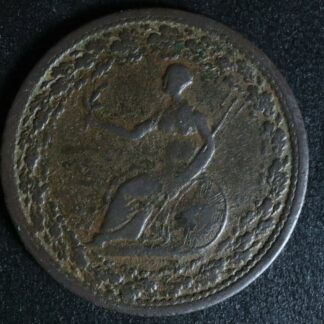 LC-54D1 Halfpenny token 1815 Lower Bas Canada Spread Eagle Breton 994