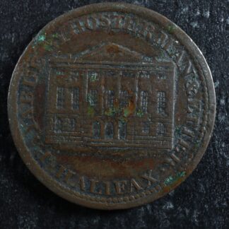 NS-10B1 Halfpenny Token 1815 Nova Scotia Canada Halifax Breton 883