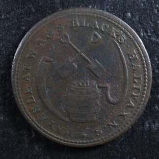 NS-15B token 1816 Canada Nova Scotia Halifax W. A. & S. Black's Breton 893