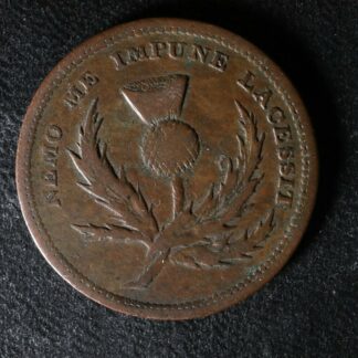 NS-16A1 John Brown token Nova Scotia Canada Thistle Ship Breton 896