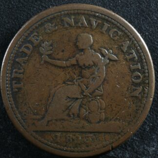 NS-20A1-One-penny-1813-token-Canada-Nova-Scotia-Copper-Breton-962-274873306147-2