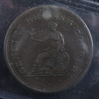 NS-25A4-ICCS-VF-30-Halfpenny-token-1815-Canada-Nova-Scotia-Halifax-Breton-886-277102438267-2