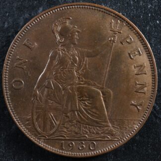 One penny 1930 Great Britain KM#838 Bronze UK GB Grande-Bretagne