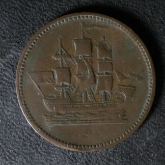 PE-10-38 Ships Colonies & Commerce token PEI Canada Lees SCC-38 Breton 997