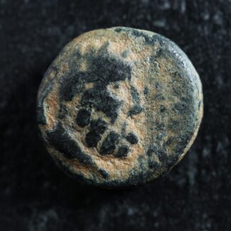 Selge Pisidia AE12 2nd-1st century BC Herakles Thunderbolt