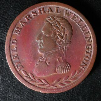 WE-2B4 Half penny token Field Marshal Wellington Canada WEL-34 Breton 972