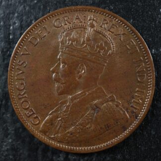 1 cent 1912 Canada one large penny copper King George V c ¢ MS-62