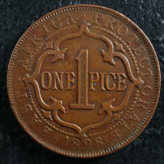 1 pice 1898 East Africa Protectorate KM#1 Bronze Afrique orientale britannique