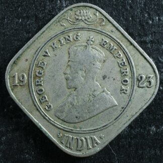 2 annas 1923(b) British India KM#516 Copper-Nickel Inde भारत
