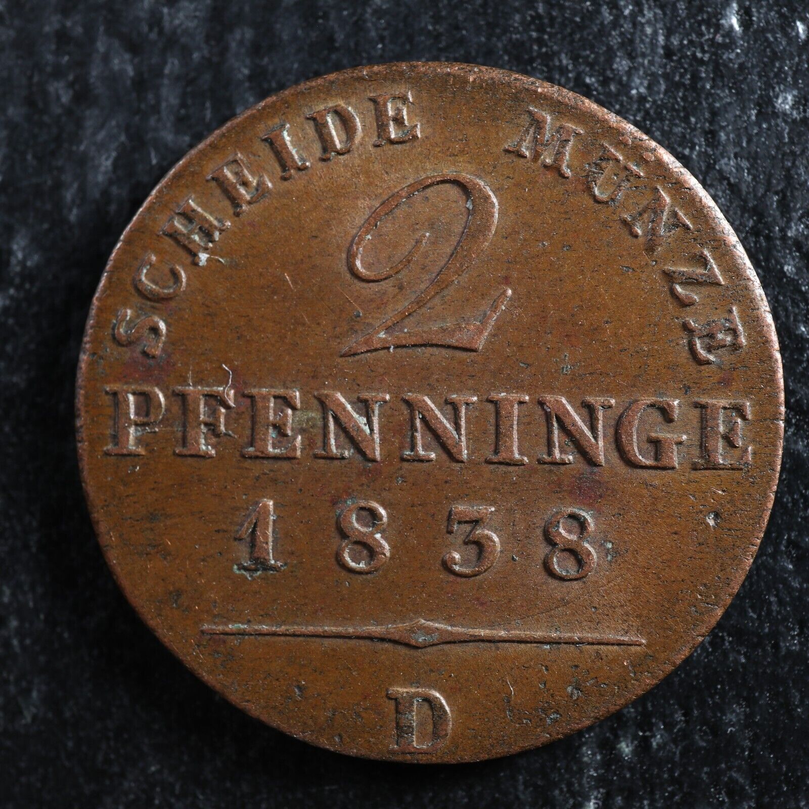 2-pfenninge-1838D-Prussia-German-States-KM406-copper-Prusse-Preusen-pfennig-275786621908-2