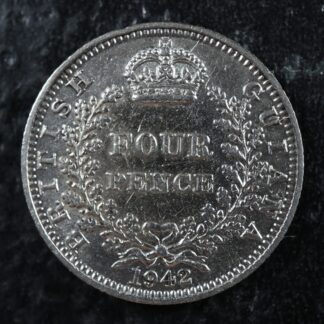 4-pence-1942-British-Guiana-KM30-Silver-Guyane-britannique-277667333708-2