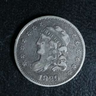 5-cents-1829-United-States-of-America-silver-c-Half-dime-Capped-bust-USA-274533788558-2