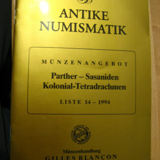 Book / Catalogue : Antike Numismatik Liste 14 1994 Parther Sasaniden