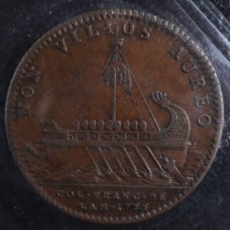 Breton-515-ICCS-EF-40-1755-Franco-American-original-copper-Jeton-token-Argonauts-276247062298-2