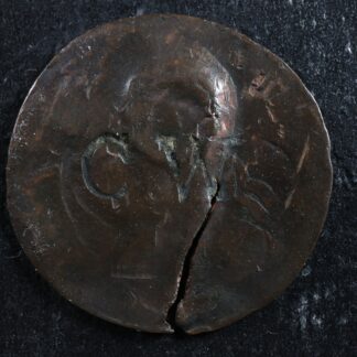 Evasion or contemporary British counterfeit halfpenny 17?? C/M CW 3.78 g