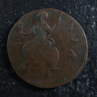 Farthing 1774 Great Britain KM#602 Bronze UK Grande-Bretagne Error Offstruck