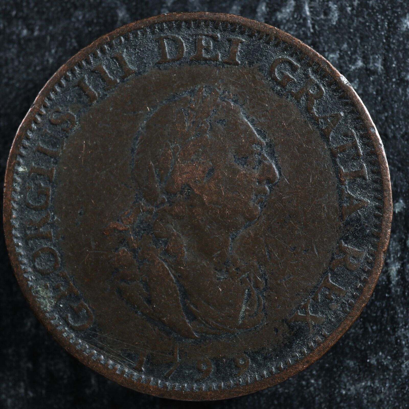Farthing-1799-Great-Britain-KM646-Copper-one-UK-GB-Grande-Bretagne-14-275677041028-2