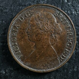 Farthing 1867 Great Britain KM#747.2 Bronze one UK GB Grande-Bretagne 1/4