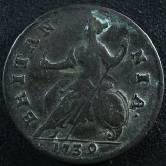 Halfpenny 1739 Great Britain KM#566 copper UK Grande-Bretagne