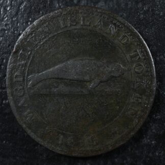 LC-1 One penny token 1815 Magdalen Island Lower Bas Canada Quebec Breton 520