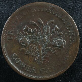 LC-2A5 Bouquet Sou token Montreal Lower Bas Canada Quebec Breton 713