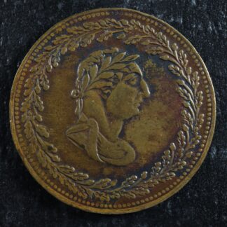 LC-48-19 Halfpenny token 1812 Lower Bas Canada Quebec Tiffin Breton 960