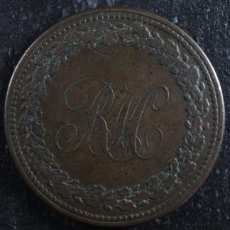 LC-52-One-Penny-token-1814-Lower-Canada-RH-Richard-Hurd-ship-Breton-989-276234580618-2